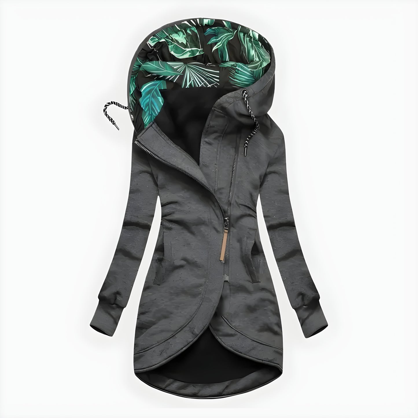 Ylva™ | Elegant & Varm Vinterjacka med Huva
