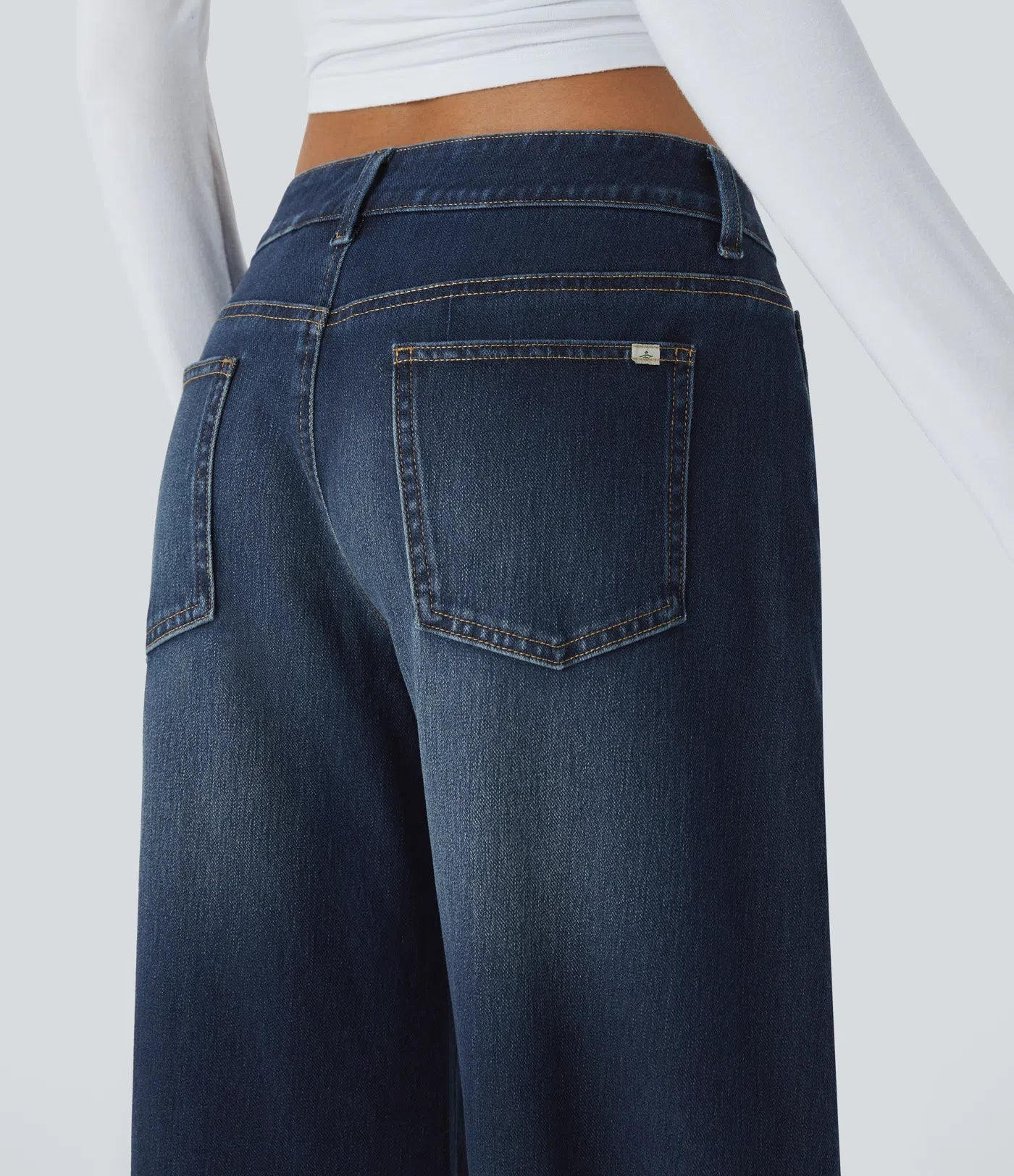 Elin | Bekväma Wide Leg-jeans med Elegant Passform & Praktiska Dragkedjefickor