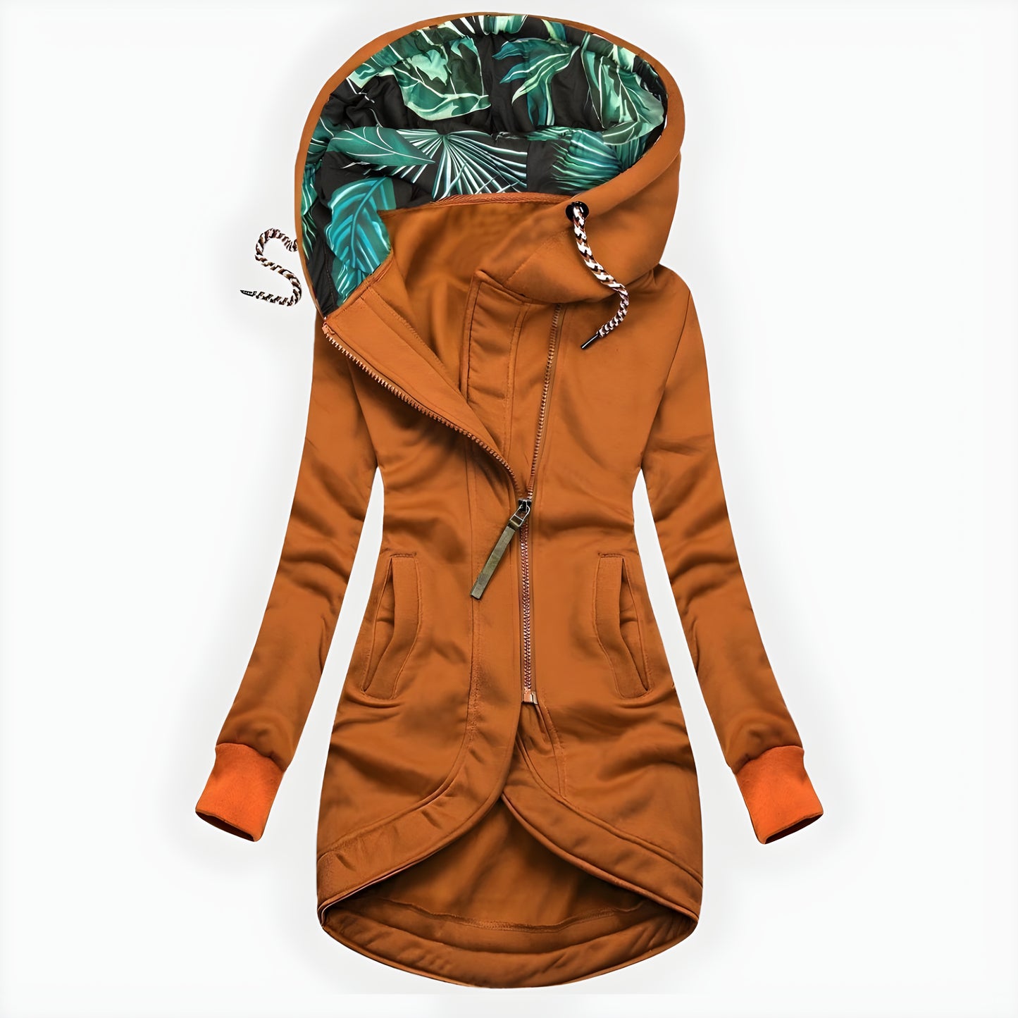 Ylva™ | Elegant & Varm Vinterjacka med Huva