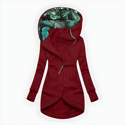 Ylva™ | Elegant & Varm Vinterjacka med Huva